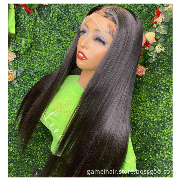 Latest design 100% human virgin sexy lady hair long lasting high quality factory direct sale Spiral straight lace front wig